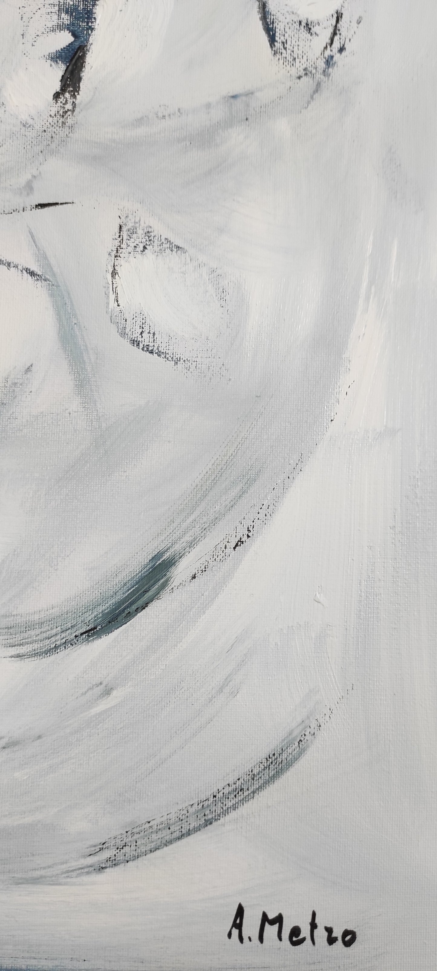 detail tableau artiste peintre Adeline Metro
