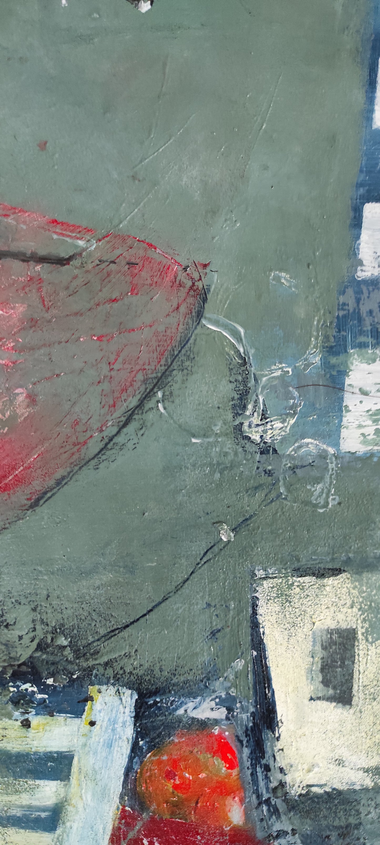 DETAIL TOILE ARTISTE PEINTRE ADELINE METRO ARTISTE DE LA MER