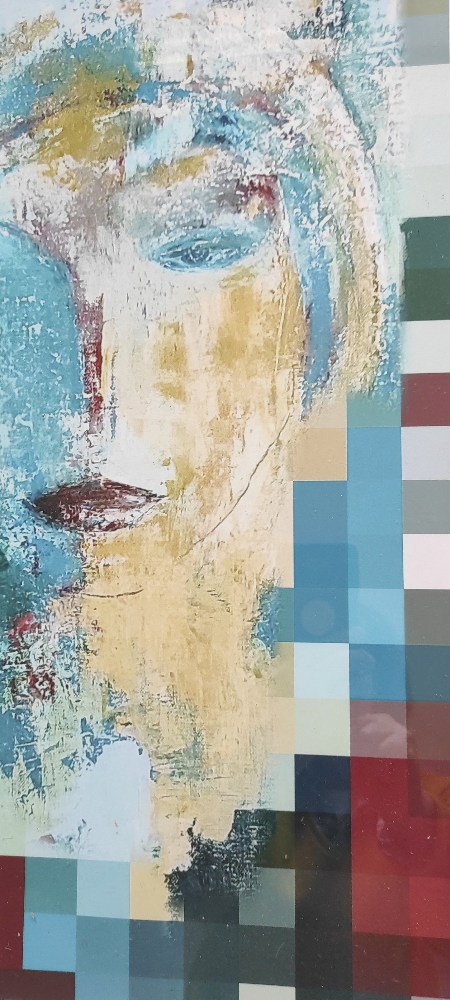 impression d'art pixel - magnifiques couleurs pour décoration murale contemporaine