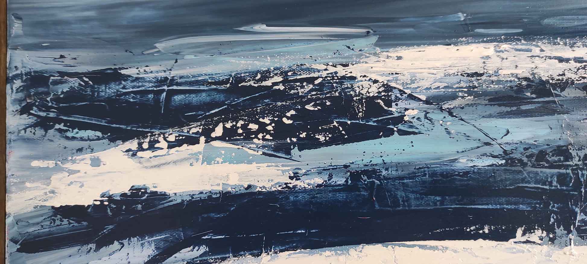 peinture au couteau artiste peintre cabourg Adeline Metro