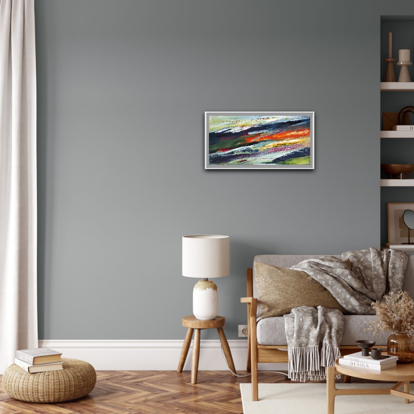 DECOR TOILE COLOREE ADELINE METRO