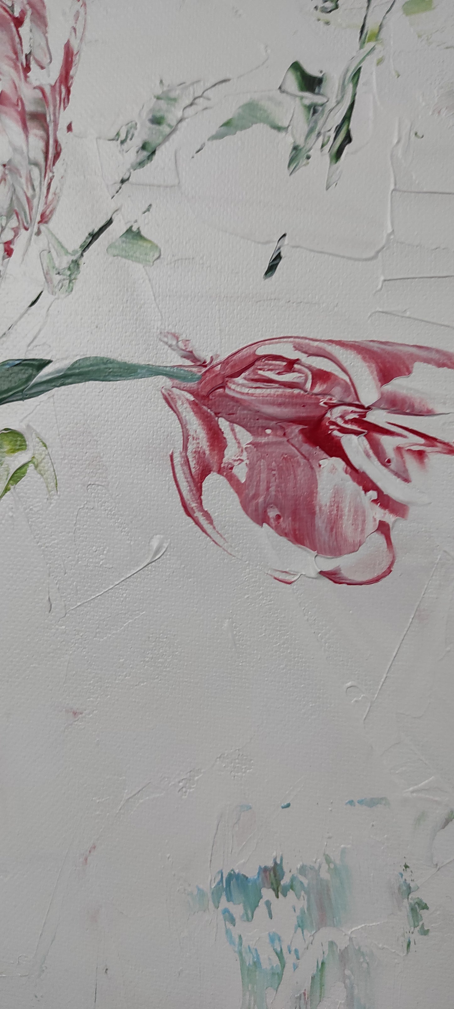 TOILE MODERNE DE FLEURS ADELINE METRO