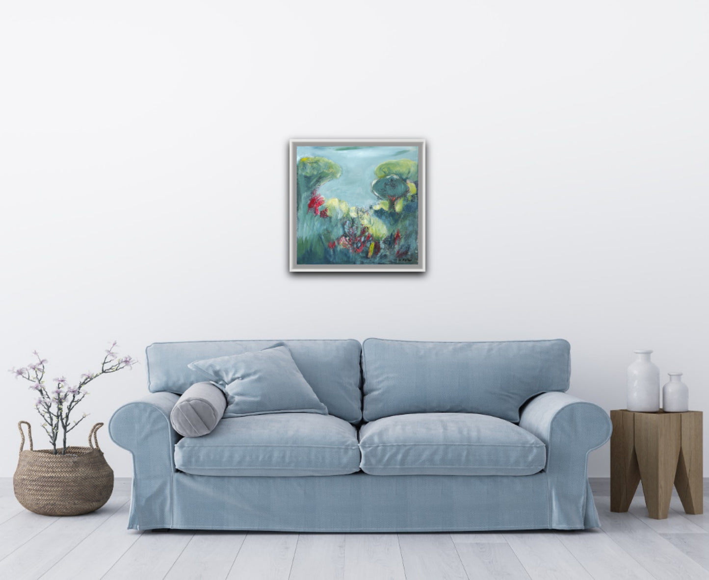 TOILE ART BOTANIQUE ADELINE METRO