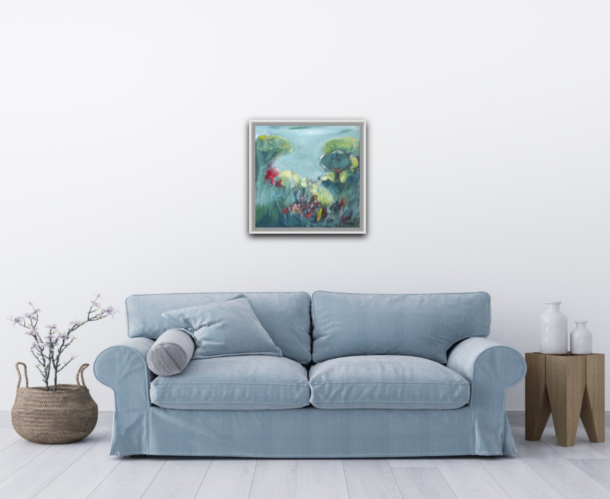 TOILE ART BOTANIQUE ADELINE METRO