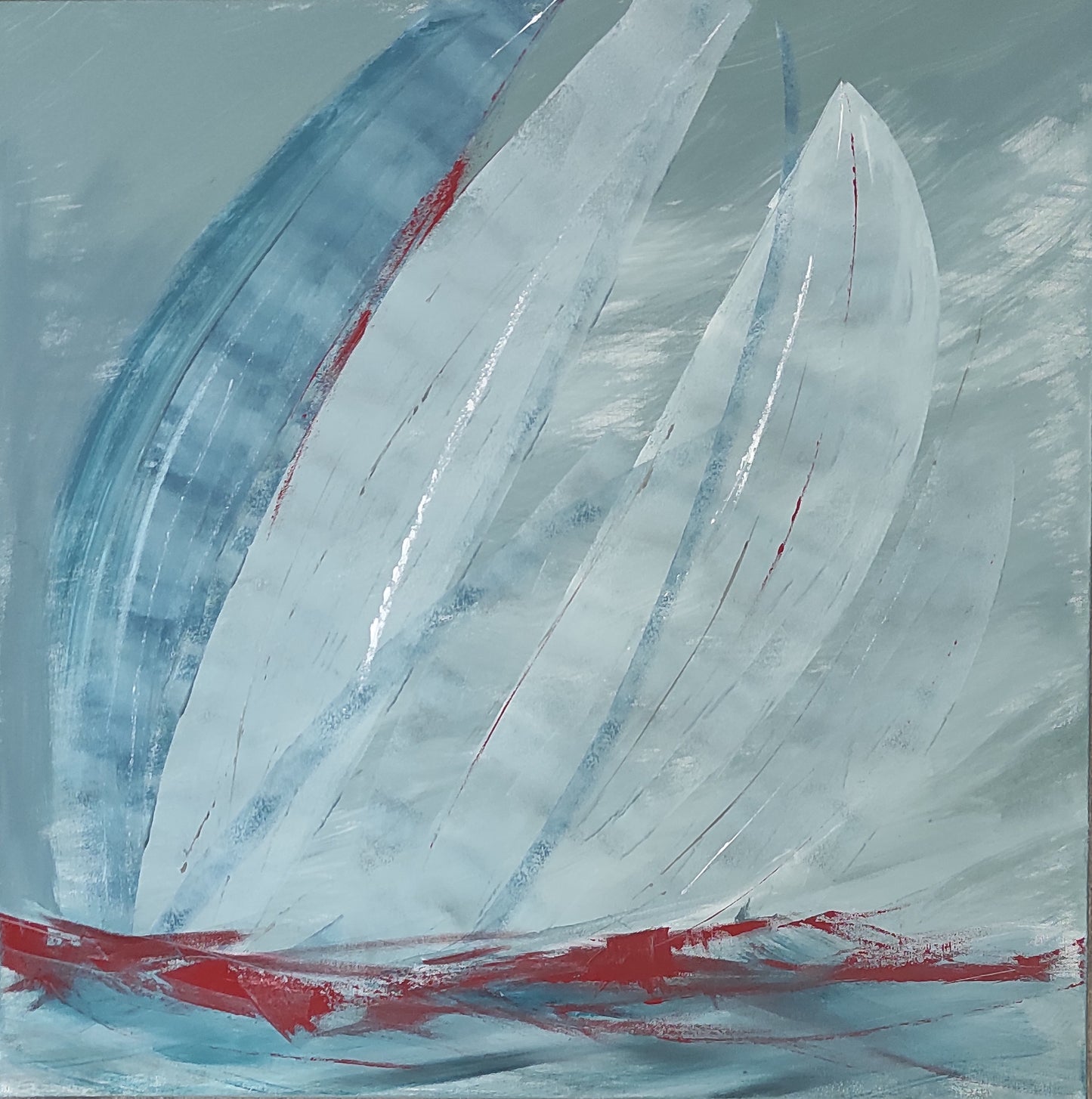 GRAND TABLEAU PAR ADELINE METRO PEINTRE DE LA MER