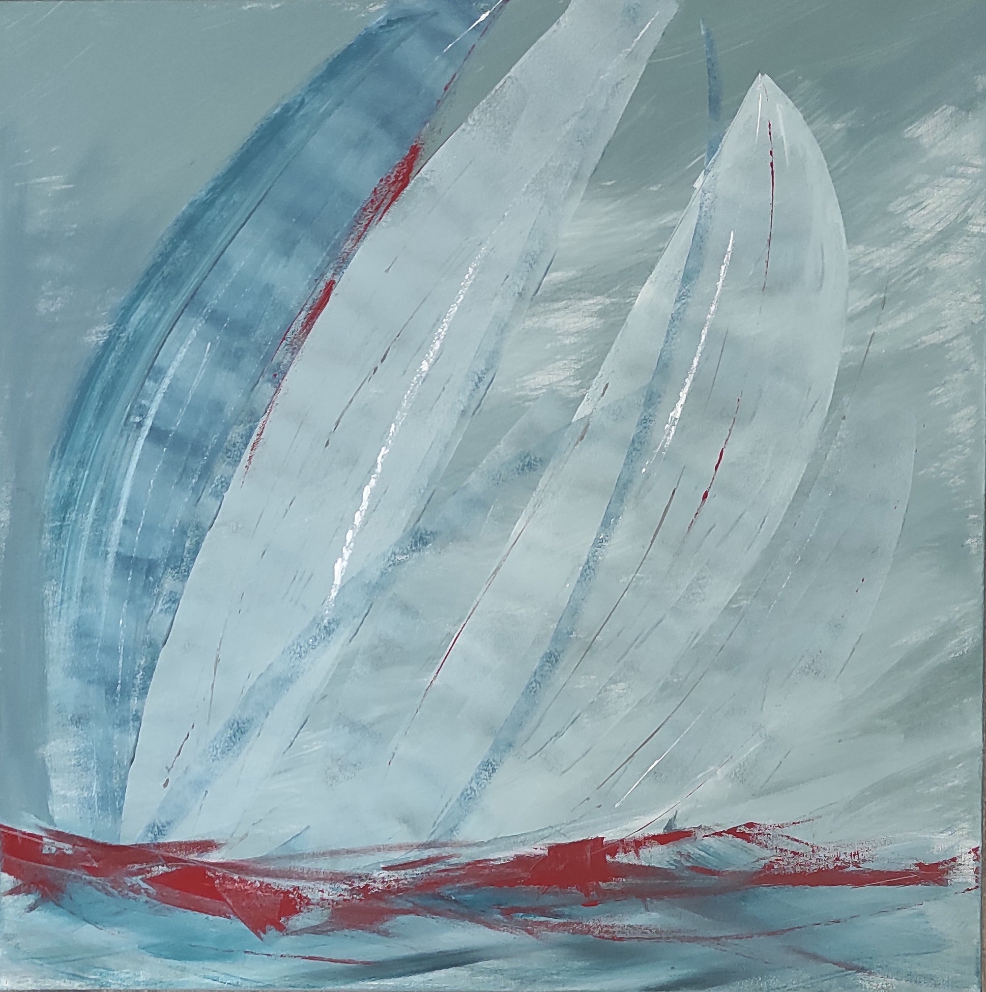 GRAND TABLEAU PAR ADELINE METRO PEINTRE DE LA MER