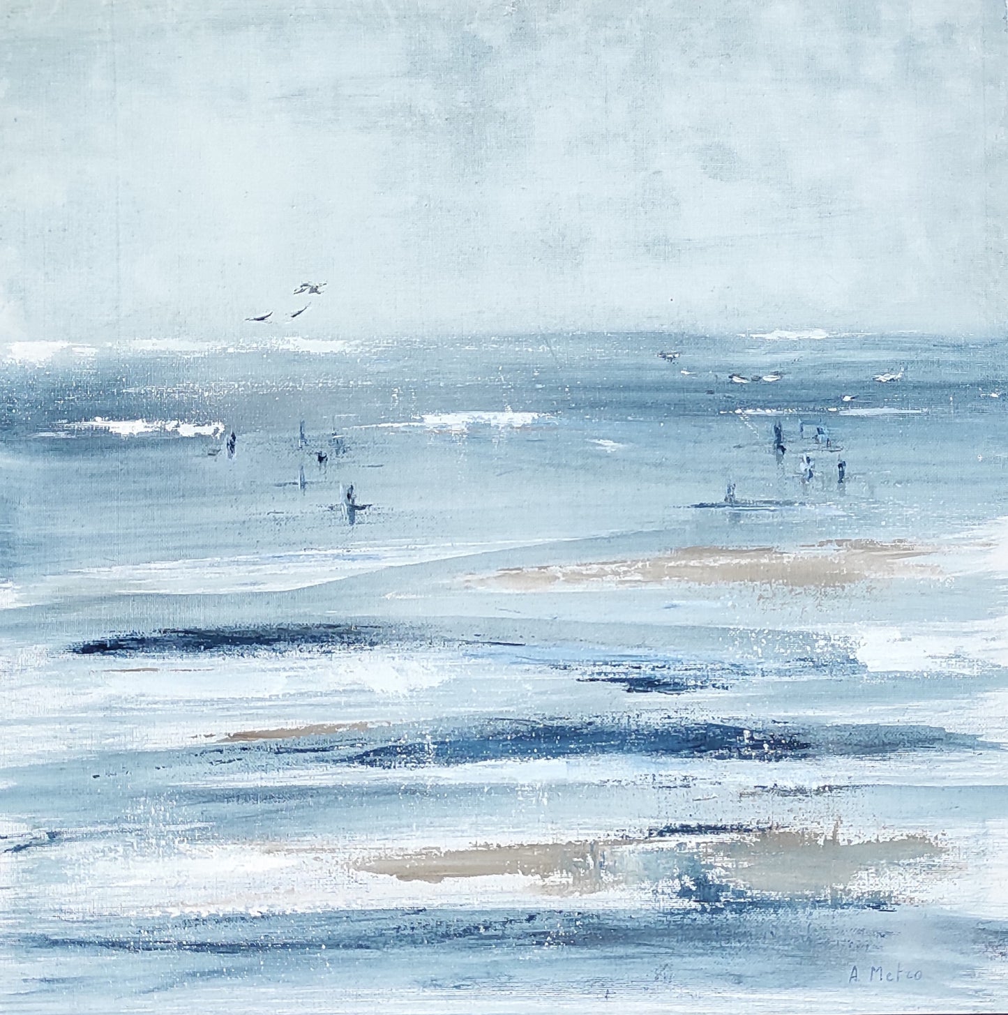Marée basse à Cabourg