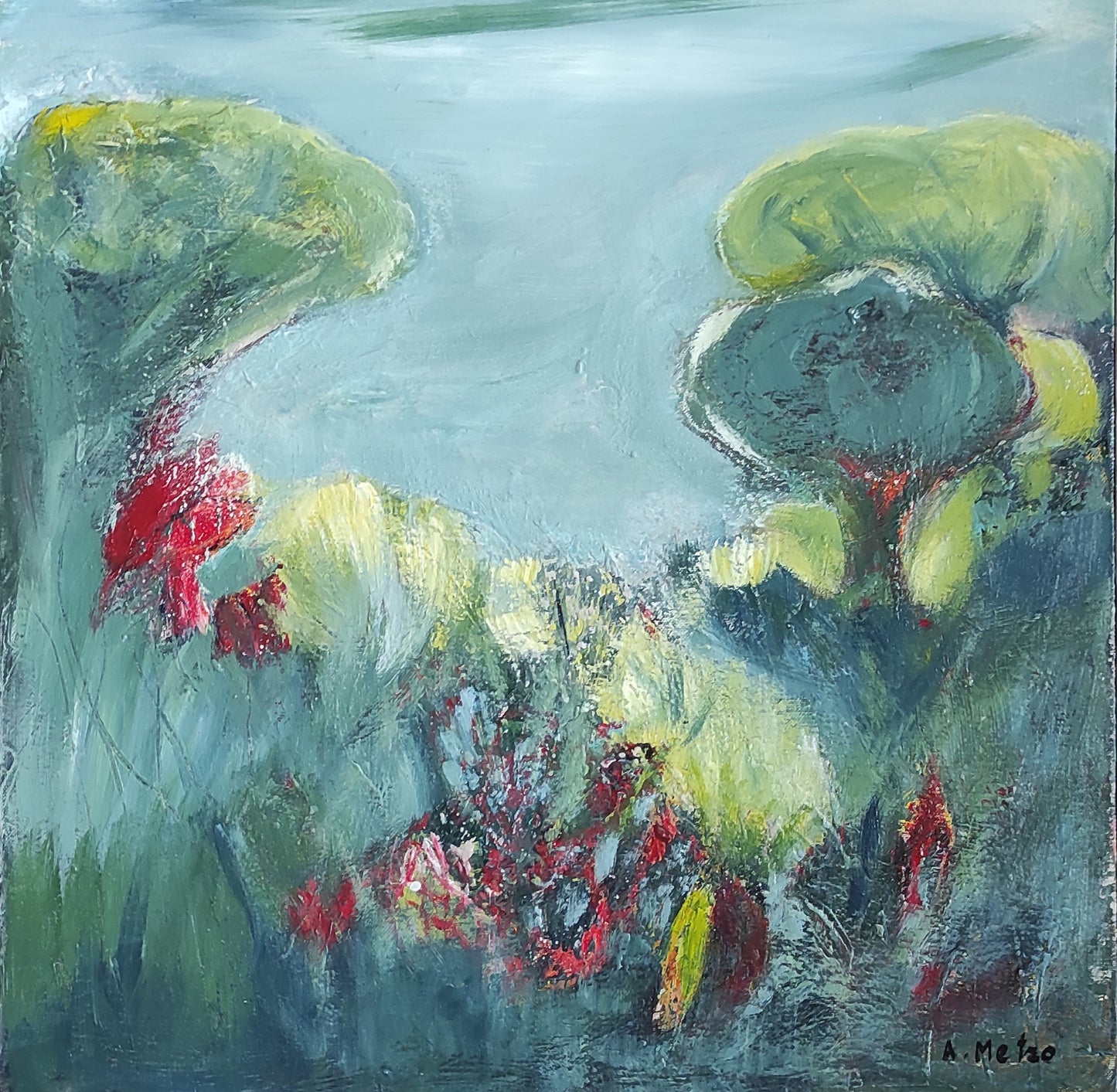 MAGNIFIQUES COULEURS TOILE LA CLAIRIERE ADELINE METRO